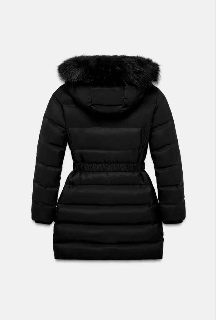 ZARA ウィンドブレーカーフード付きダウンジャケット M