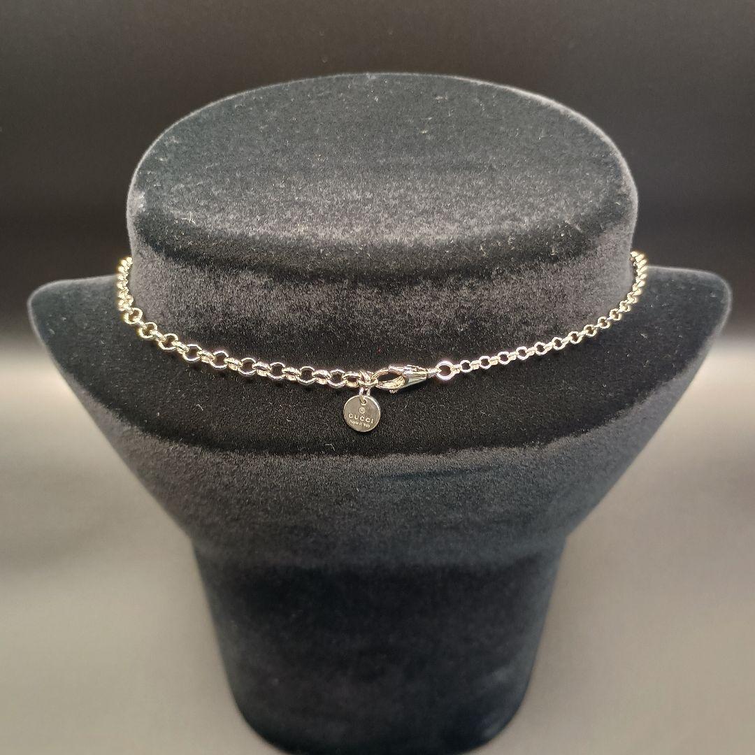 【美品】GUCCI あずきチェーン 50cm〜45cm Ag925