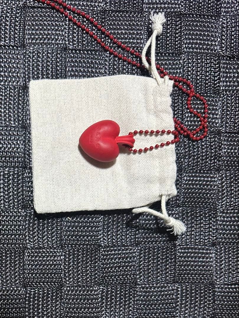 s*8様 CHROME HEARTS 23ss限定 シリコンラバー ハート型ネッ