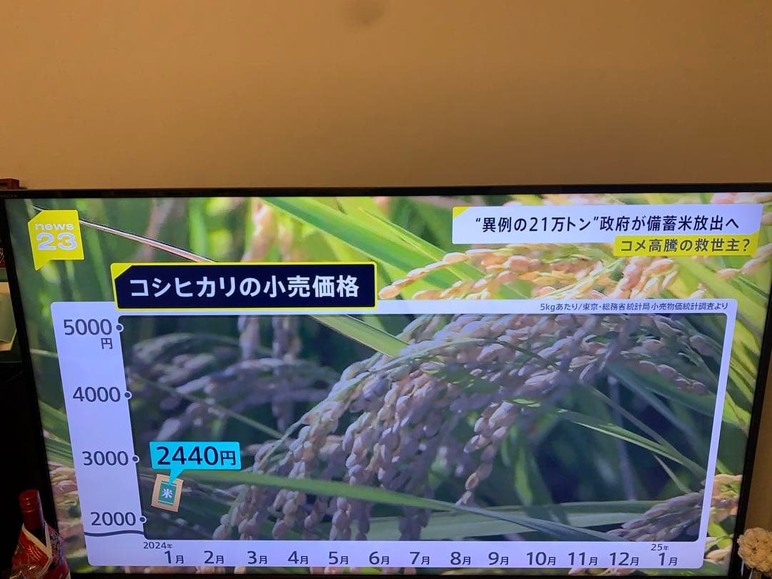 58インチテレビREGZA