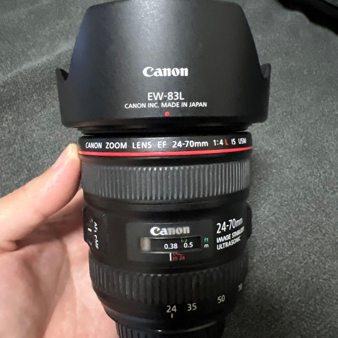 美品Canon EF 24-70mm f/4 L IS USM レンズ