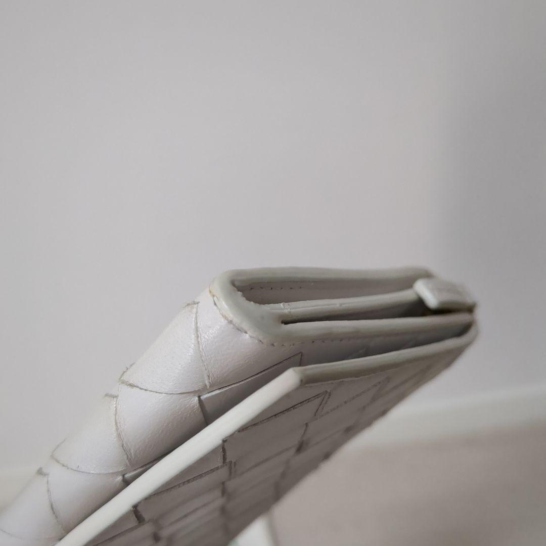 BOTTEGA VENETA ボッテガヴェネタ　イントレチャート　長財布ホワイト