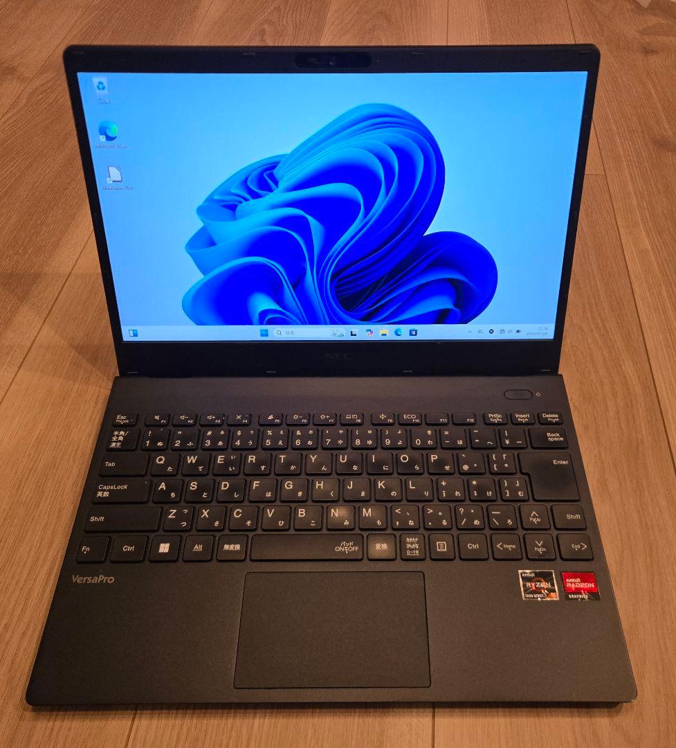 【美品】NEC VersaPro Ryzen/メモリ16GB/512GB搭載