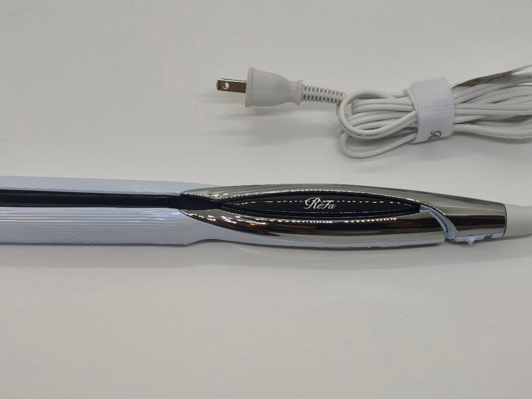 【極美品】ReFa リファ RE-BM ホワイト ストレートヘアアイロン