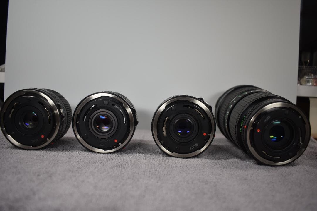 【極上】Canon New-FD 28・24/f2.8の二本のみ、他は今後出品