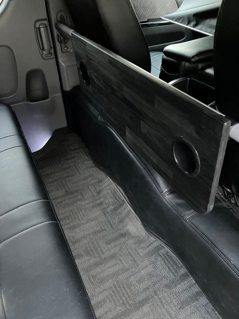 200系ハイエース セカンドテーブル(BK)900mm×300mm