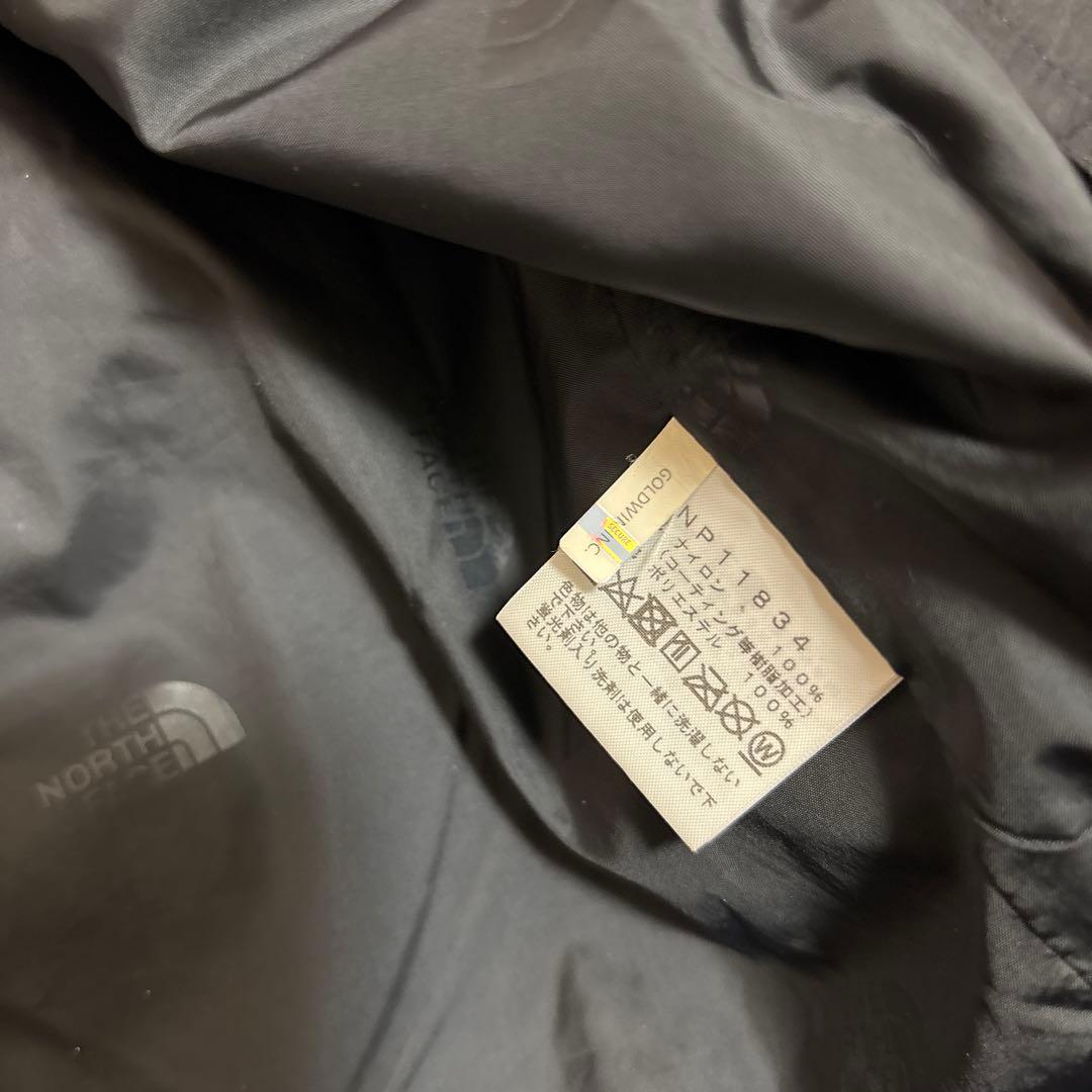 ノースフェイス　マウンテンライトジャケット　メンズS ブラックNP11834