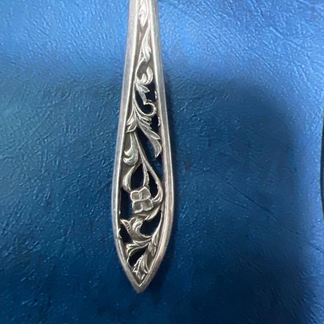 純銀生駒スプーン6本セット　ビンテージ