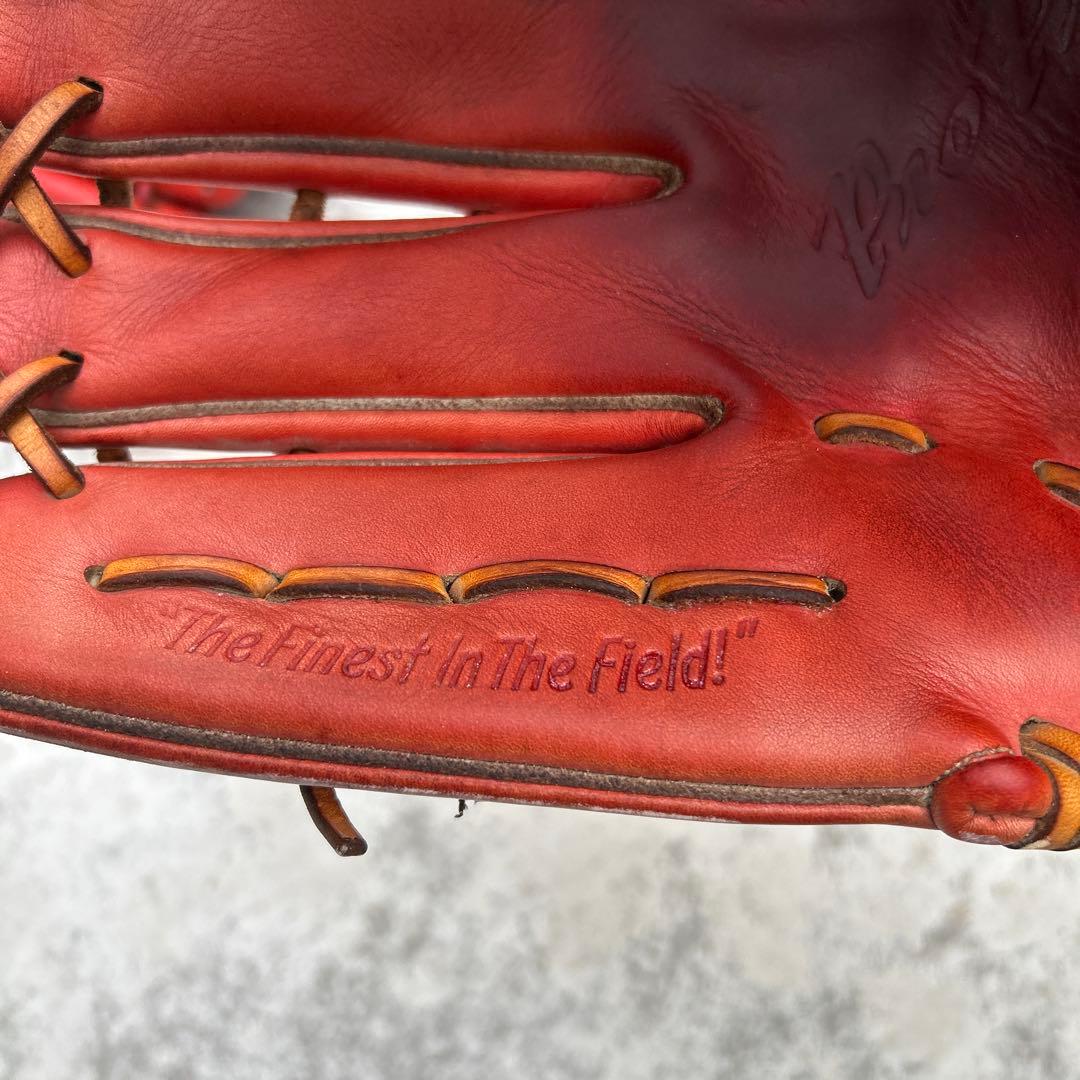 Rawlings Pro Primo硬式用グローブ 外野手用　左　赤