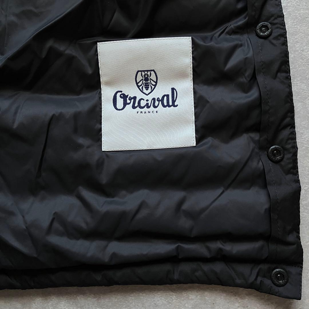 【美品】オーシバル ダウン キルティング インナーベスト 黒 サイズ２
