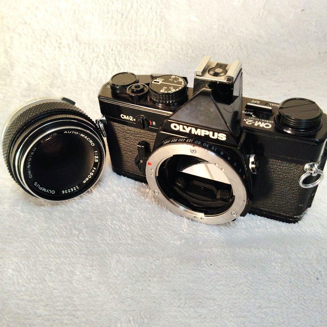 （1点難あり）OLYMPUS OM-2N 50mm 露出OKブラックボディ