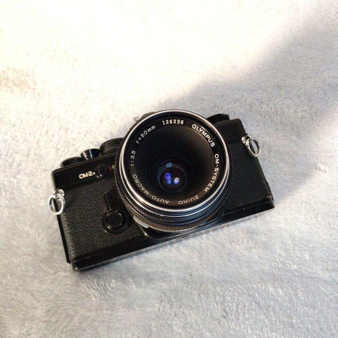 （1点難あり）OLYMPUS OM-2N 50mm 露出OKブラックボディ