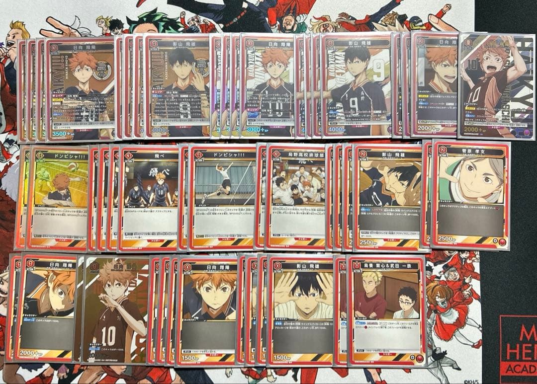 ユニオンアリーナ　ハイキュー　赤2デッキ