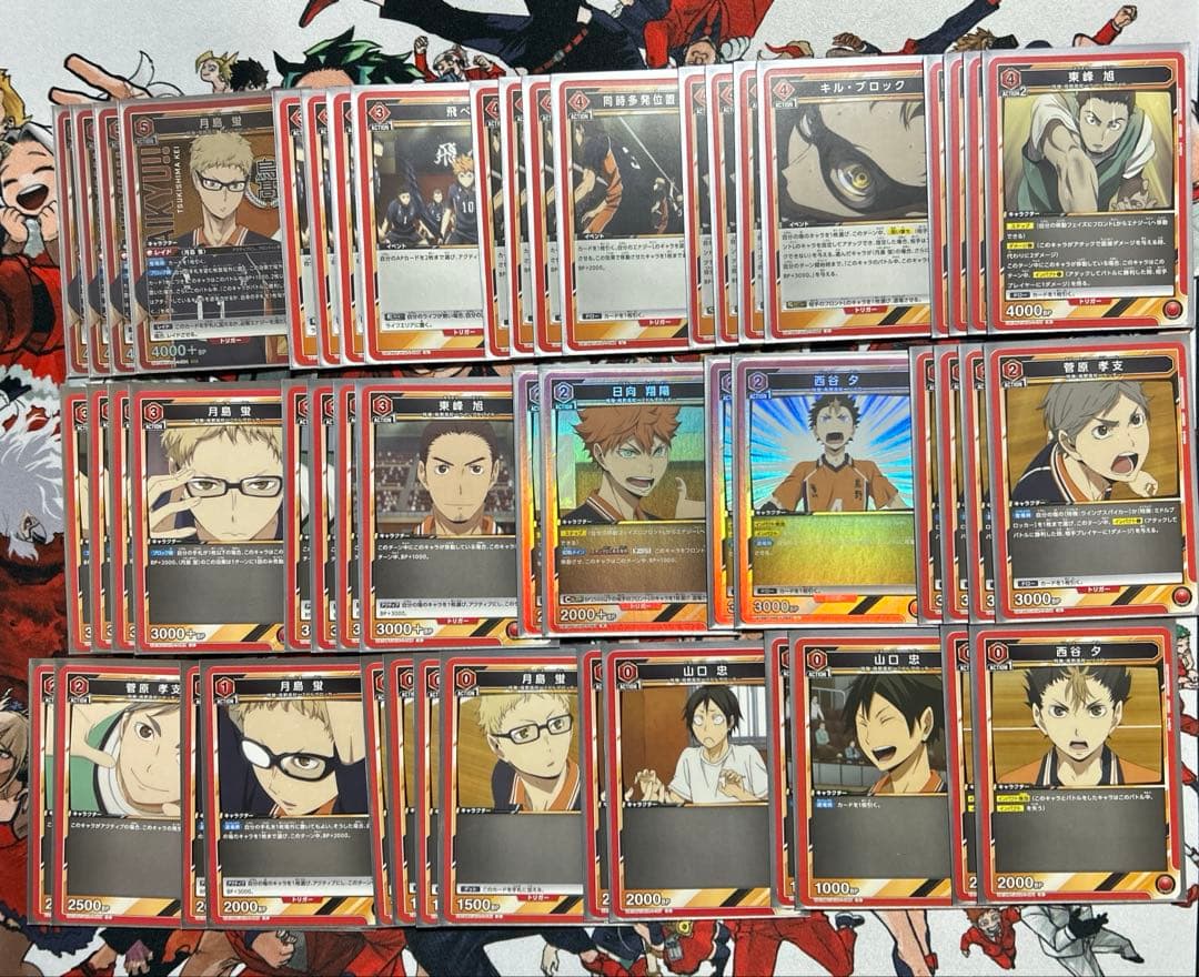 ユニオンアリーナ　ハイキュー　赤2デッキ