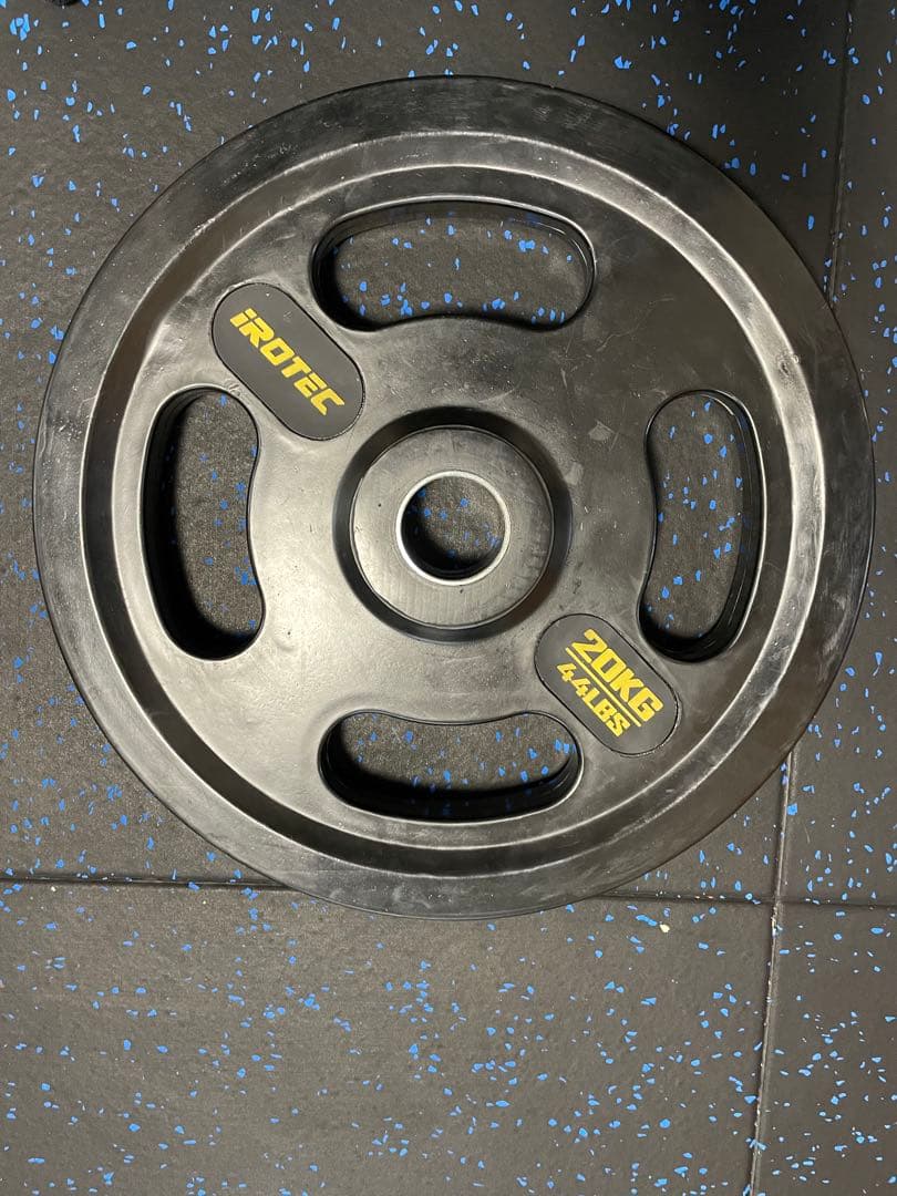 IROTEC オールラバー仕様オリンピックプレート20KG【1枚】④