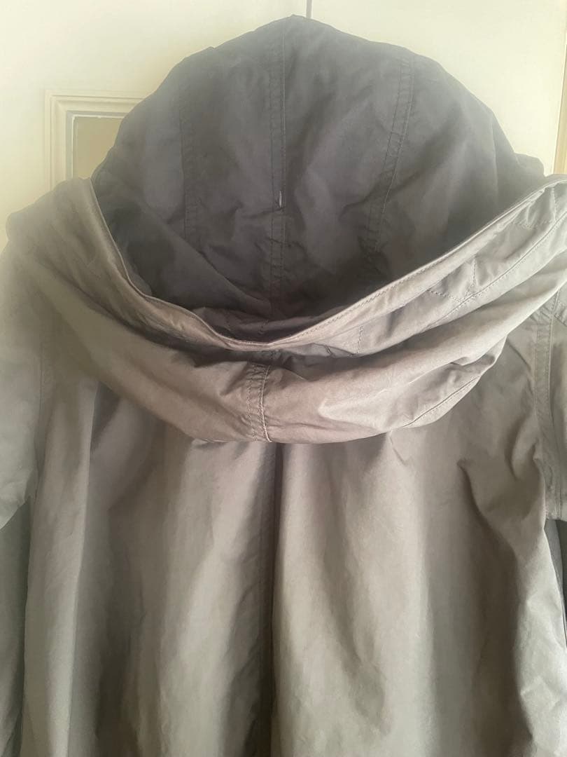 mojaTHE RERACS カーキ×黒 フード付き モッズコート 38