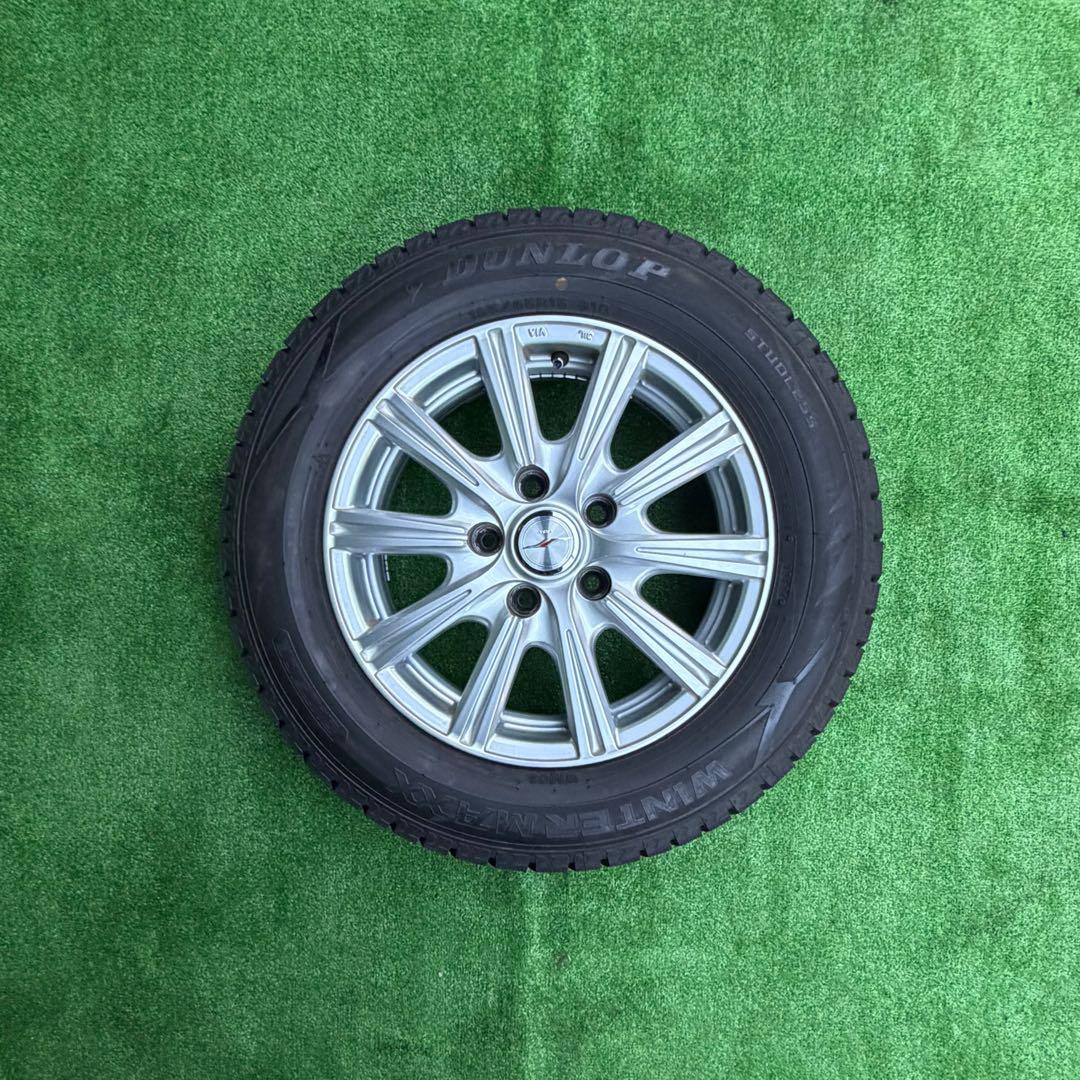 送料込2024年製195/65R15 DUNLOPウィンターマックスホイール5穴