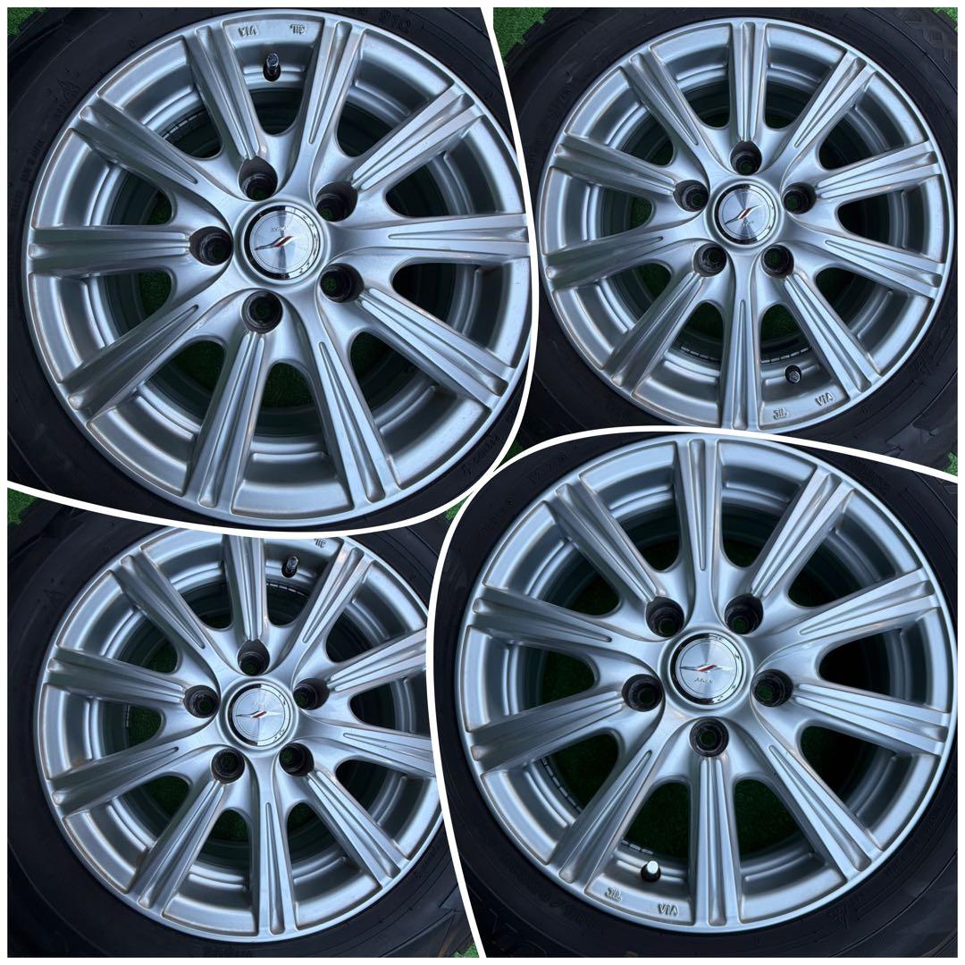 送料込2024年製195/65R15 DUNLOPウィンターマックスホイール5穴