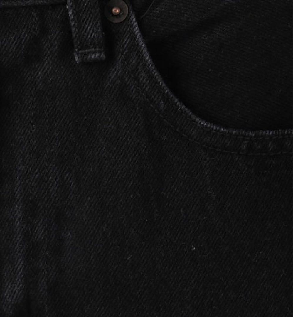 新品★ ワイド デニムパンツ ダークグレーTOMORROWLAND ¥21780