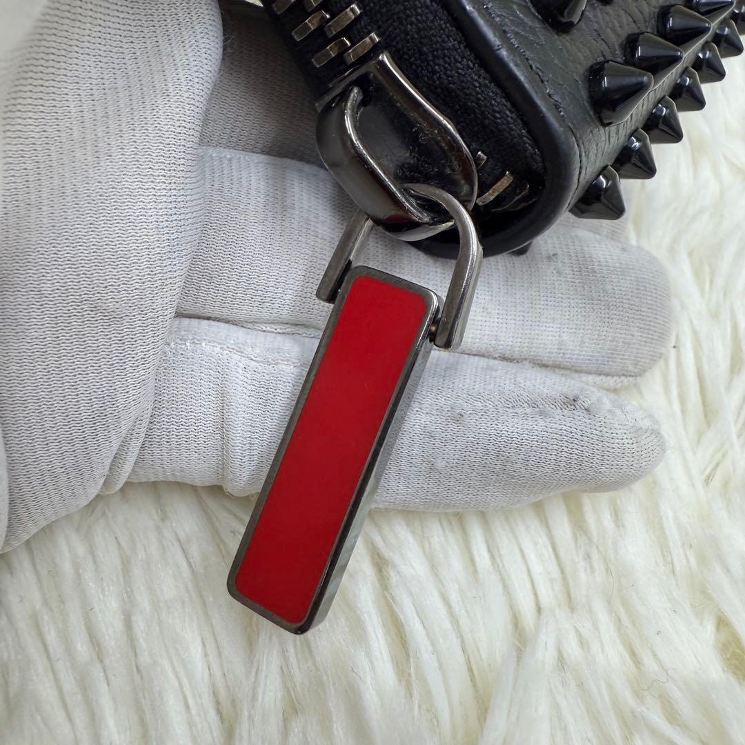 ✨極美品✨ ルブタン 長財布 パネトーネ ラウンドジップ　ブラック　レザー