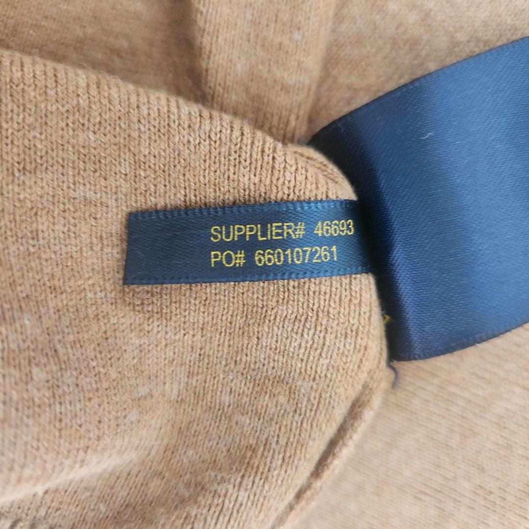 Polo Ralph Lauren 　Vネックセータ　ベージュ　オーバーサイズ