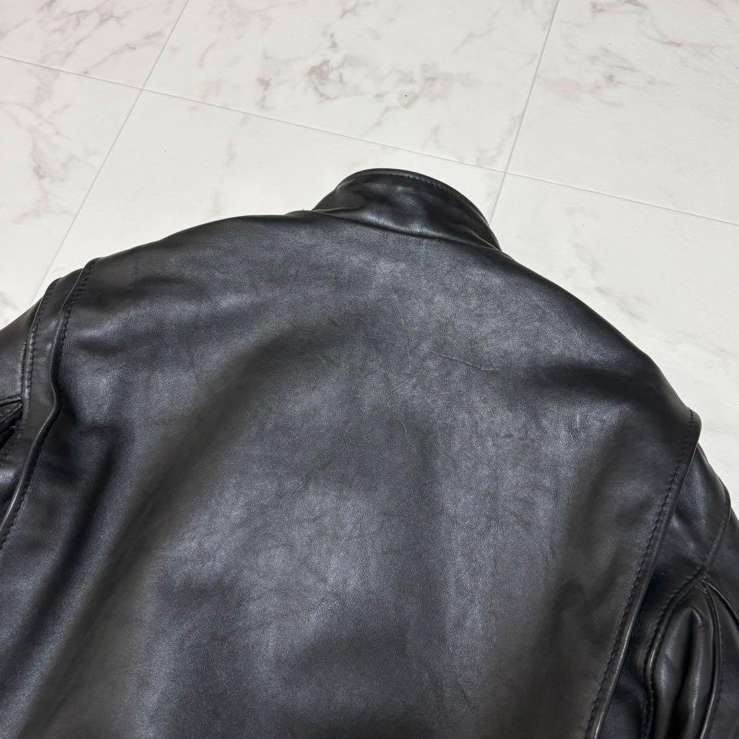 Schott ショット 641 シングルライダースジャケット USA製 ボア付き