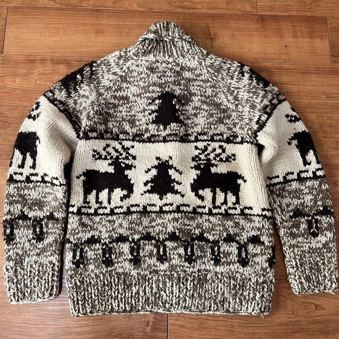 Kanataカウチンニット限定50'sVintageウッドボタンサイズM〜Ｌ相当