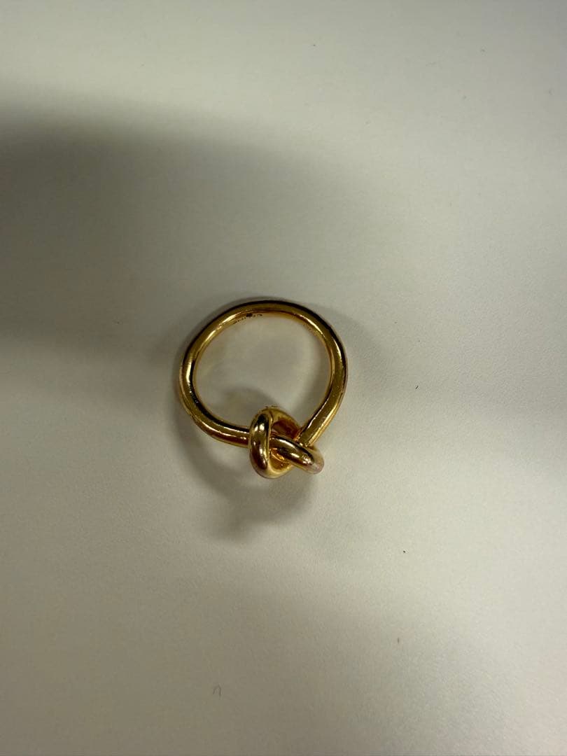 CELINE ゴールドノットリング 50