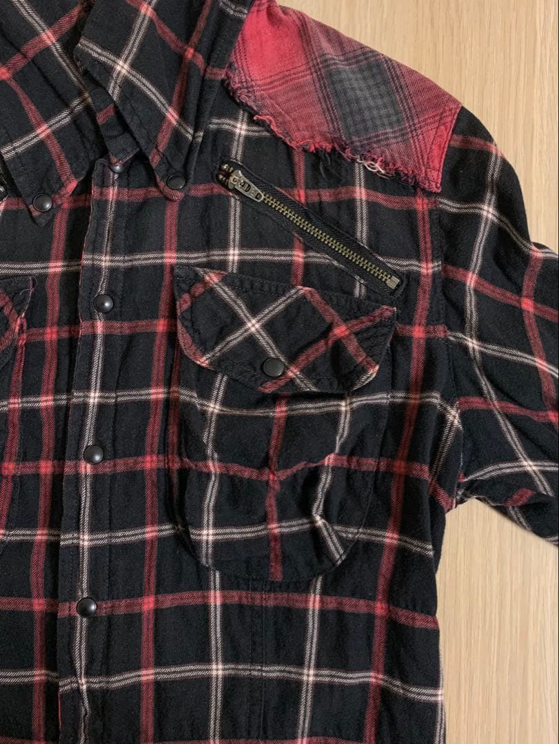 L.G.B. チェックシャツ スナップボタン check shirt 00s
