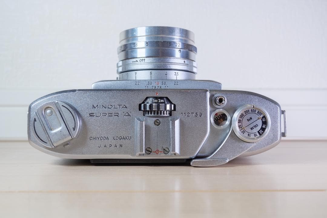 極美品 整備済 完動品 MINOLTA SUPER A 5cm f1.8