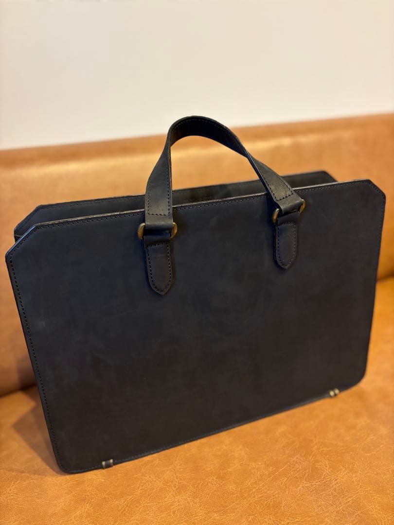 【極美品】定価11.6万 ココマイスター ビジネスバッグ ナポレオンカーフ 黒