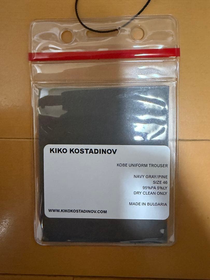 パンツ kiko kostadinov Kobe uniform trouser 46