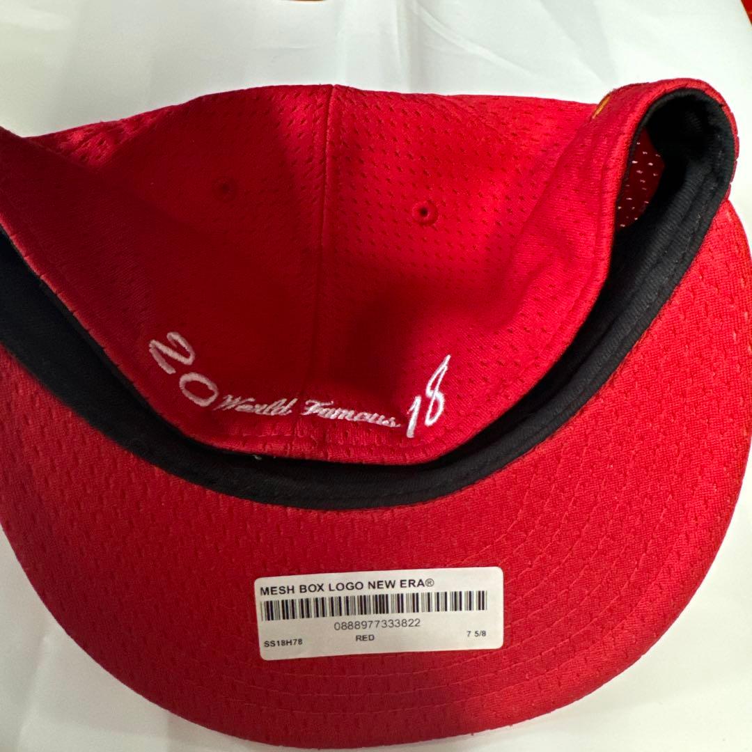 スケートボード Supreme Mesh Box Logo New Era Cap