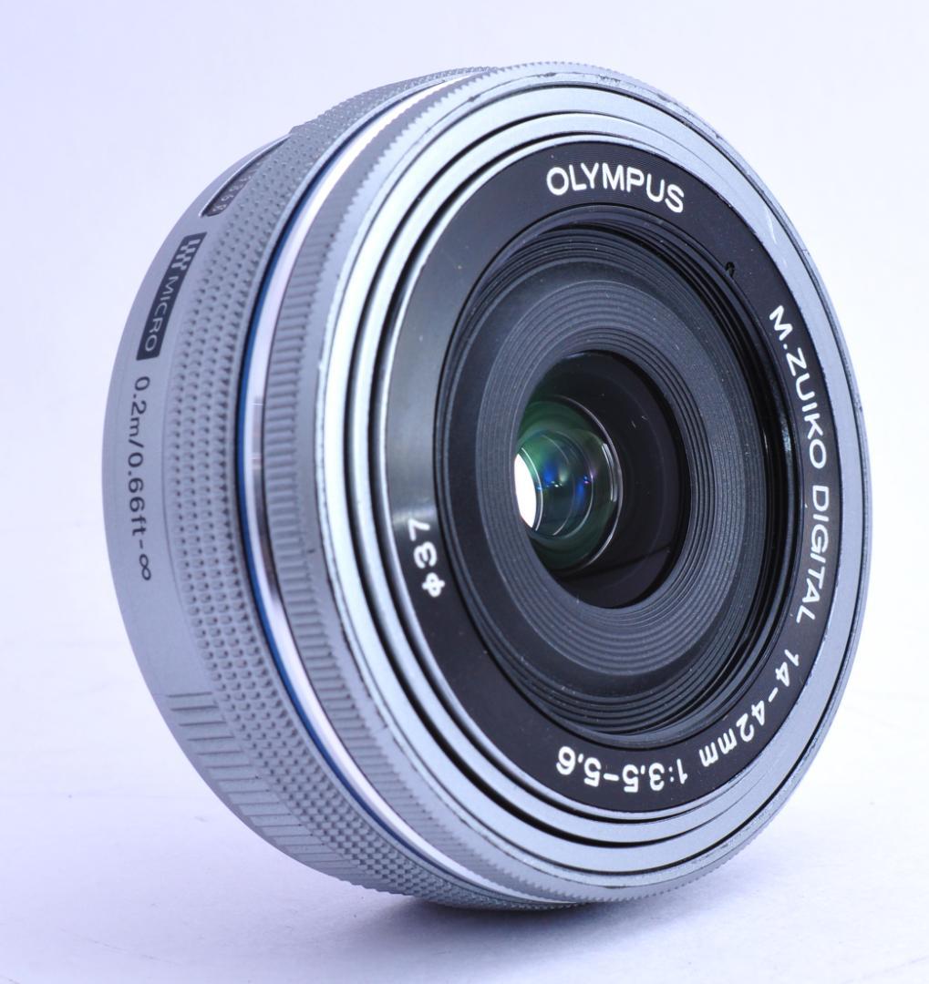 OLYMPUS M.ZUIKO ED14-42mmF3.5-5.6EZ シルバー
