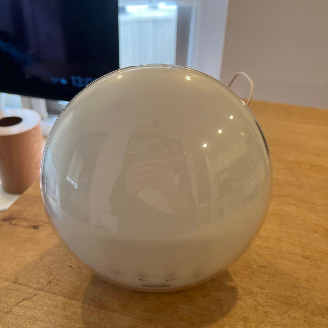 【美品•故障なし】Philips Smart Sleep 球形置時計