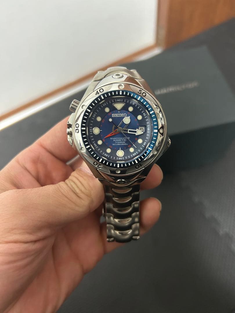 SEIKO プロスペックス マリンマスター キネティック チタニウム 200m