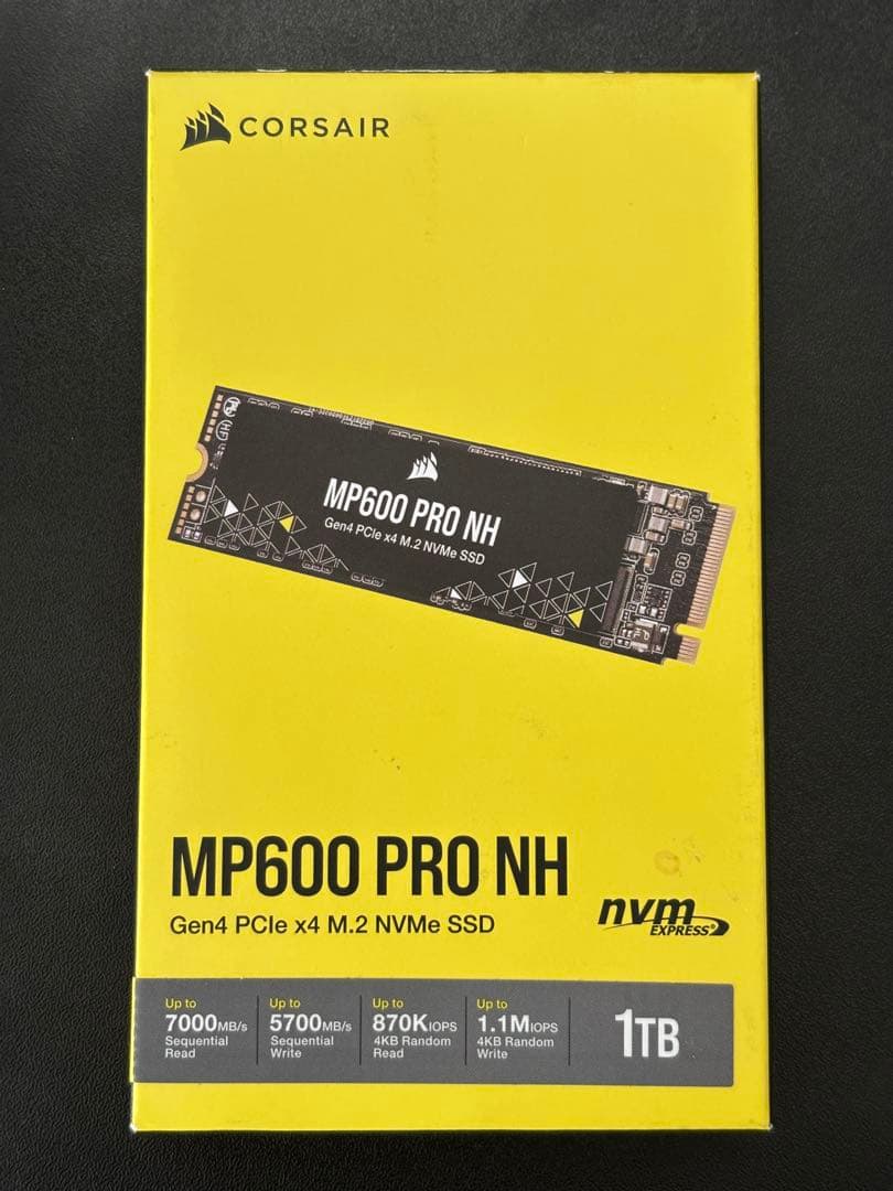 内蔵型SSD CORSAIR MP600 PRO NH 1TB