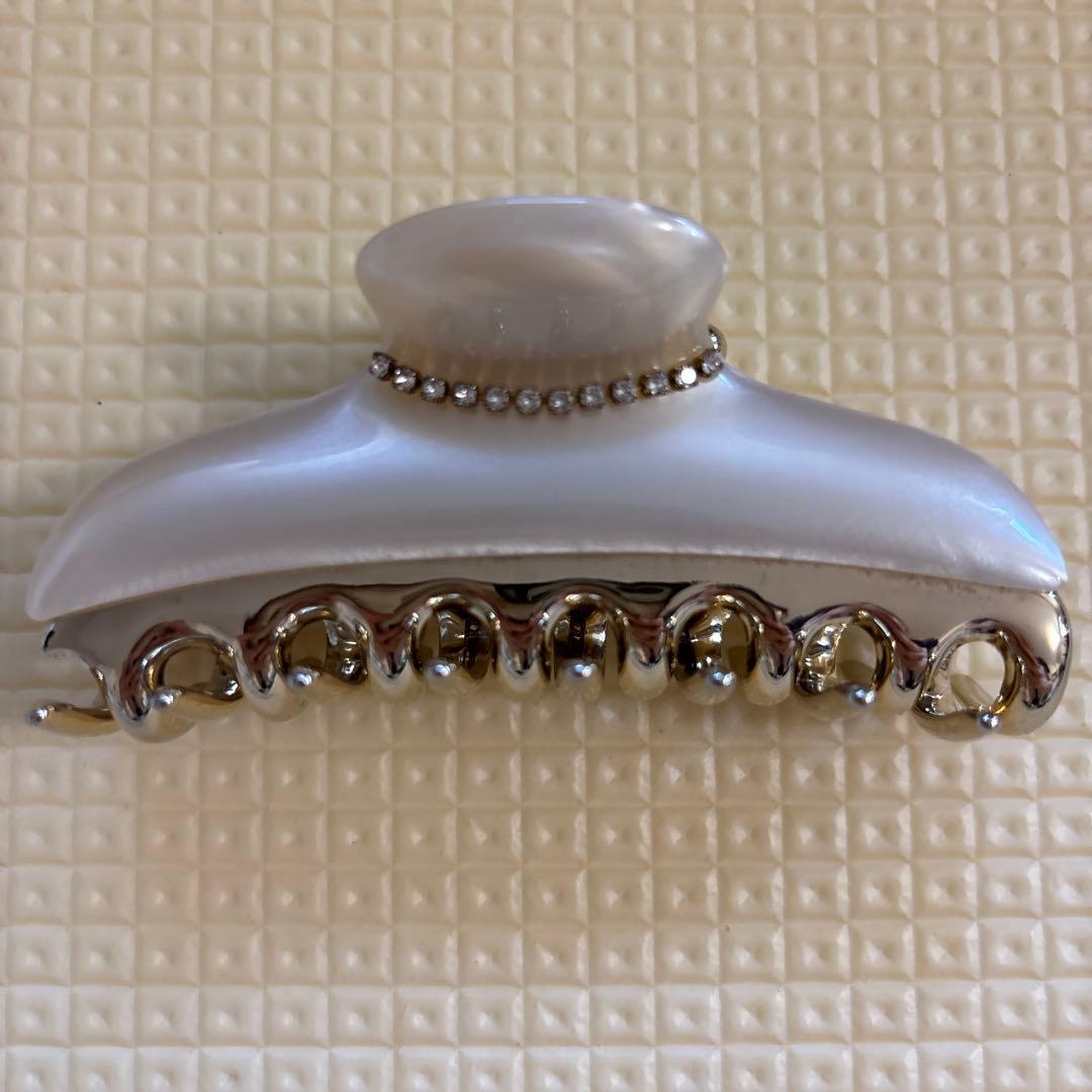 ぱるる : acca ヘアクリップニューコナーラパールホワイトL