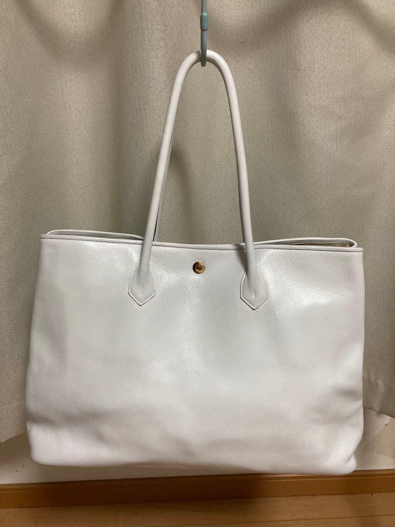 サ*ク様 シセイ チセイ トートバッグ 白 ホワイト 941