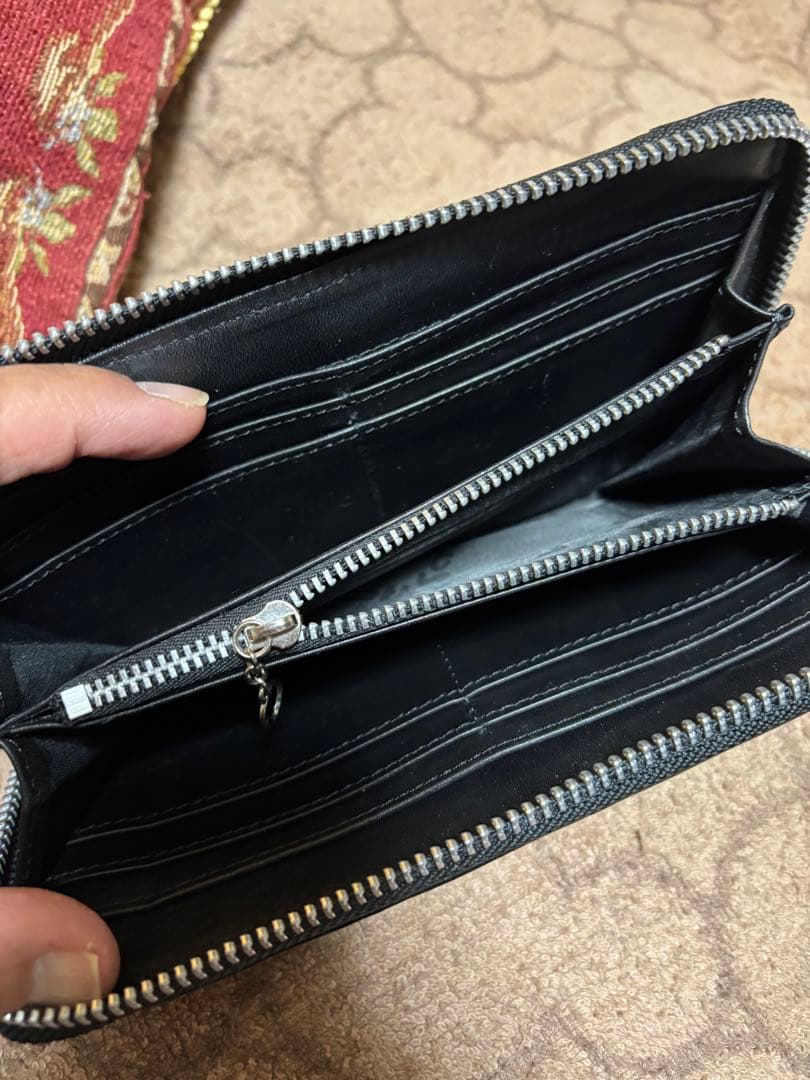 小物 schott LEATHER RIDERS ZIP WALLET