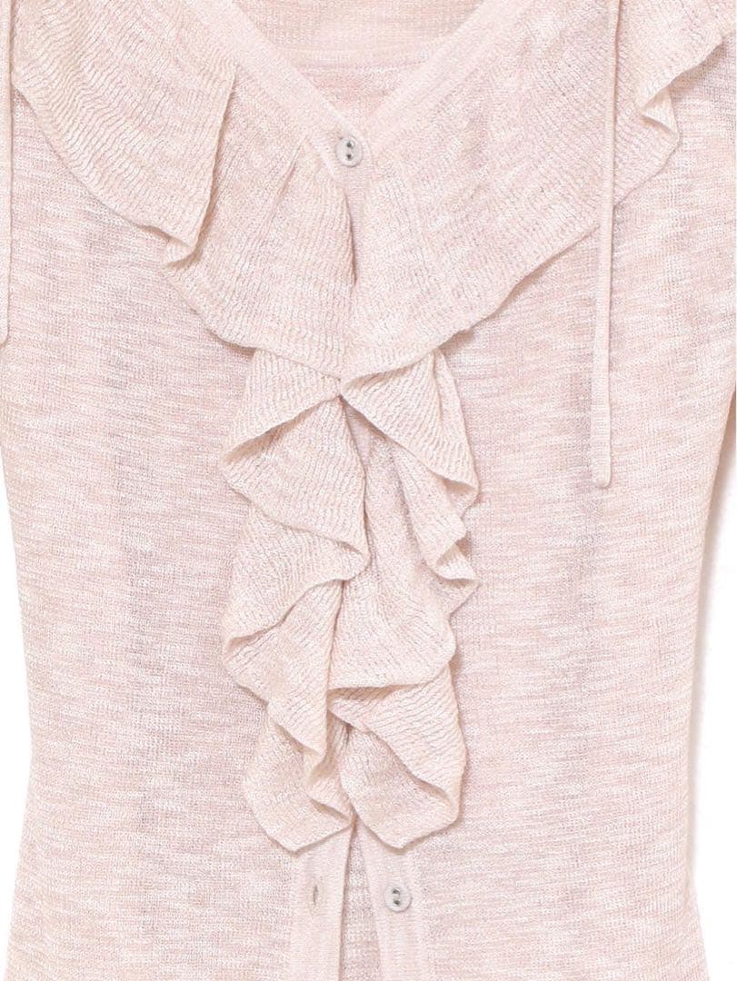 ピンク ANDMARY Fiona ruffle tops