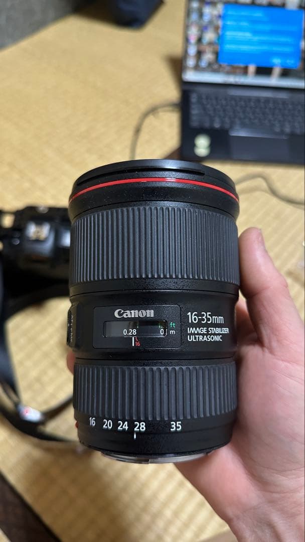 レンズ(ズーム) CANON 16-35 F4L IS