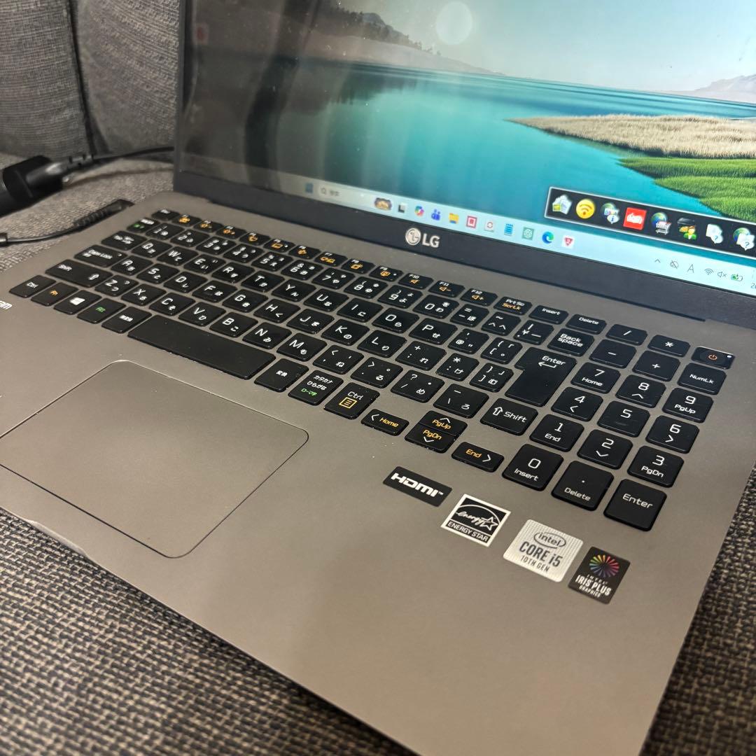 LG gram 15Z90N i5 10世代 8GB 256GB 軽量ノートPC