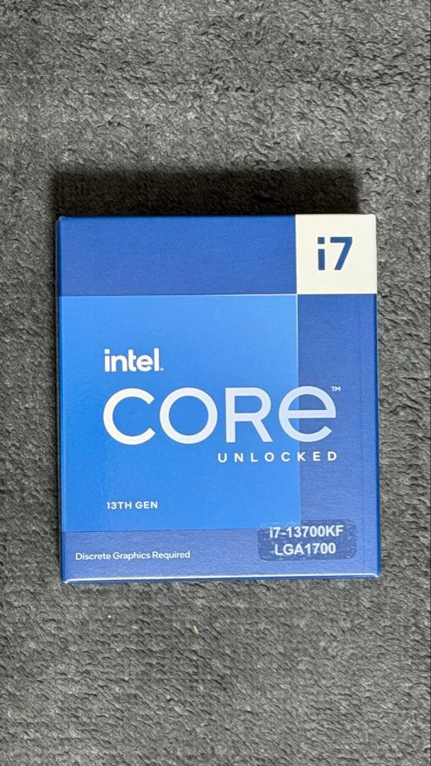 【新品未開封】第13世代 Intel Core i7-13700KF BOX