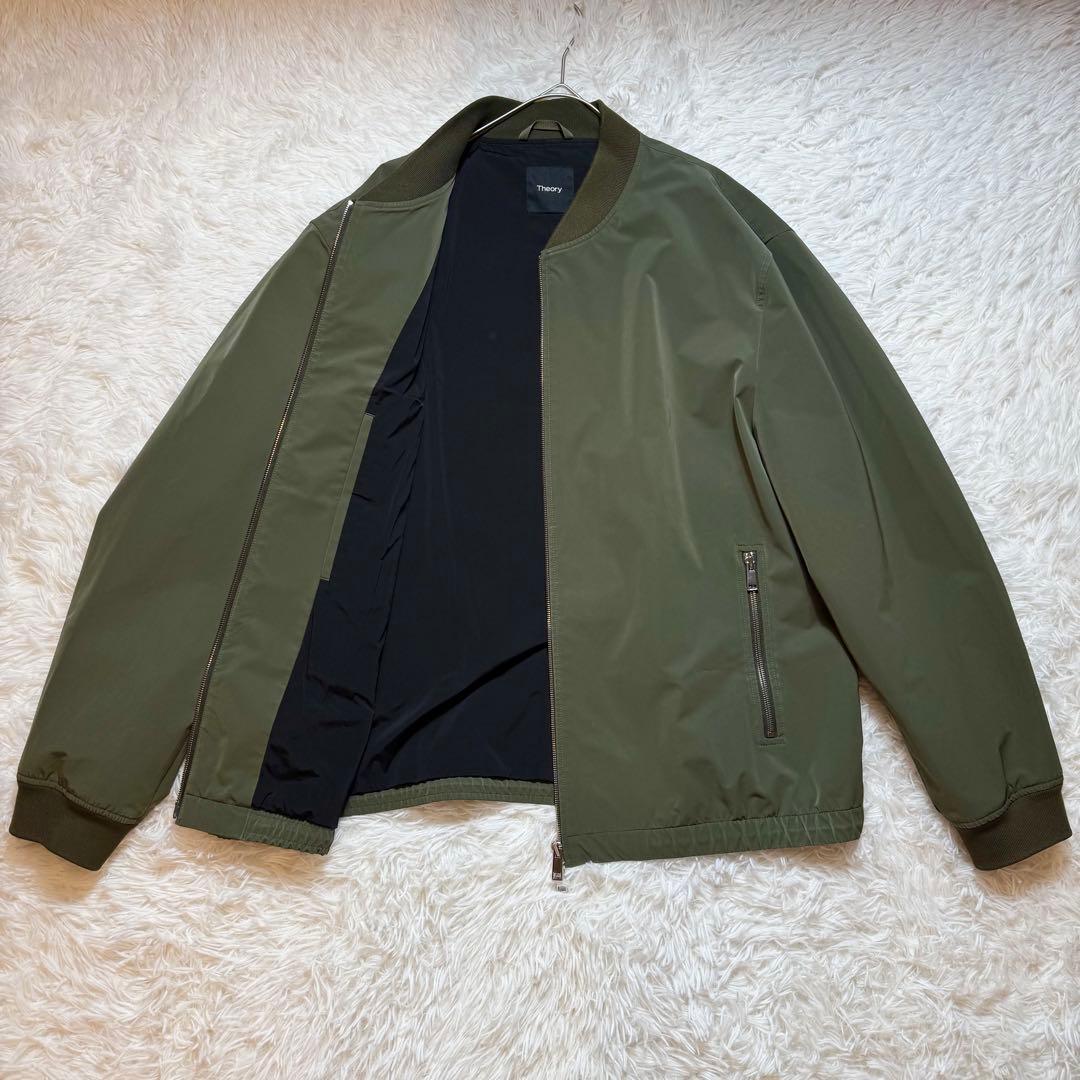 koo様希少 Theory セオリー ストレッチポリエステルジップブルゾン XX
