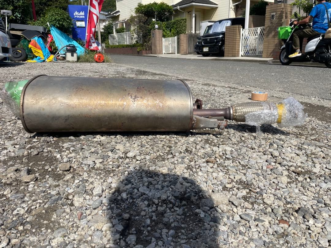 E51エルグランド 日産純正マフラー フランジ付き