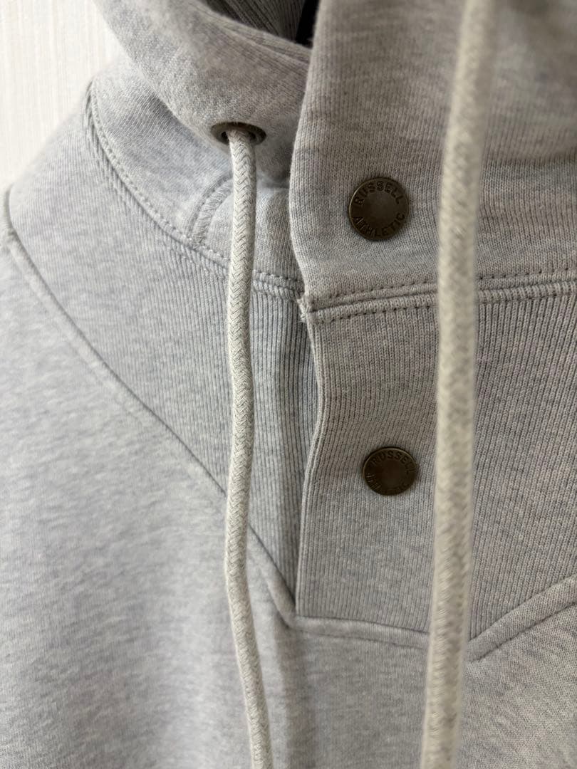 新品　Russell×Berberjin スウェットパーカー　グレー　Lサイズ