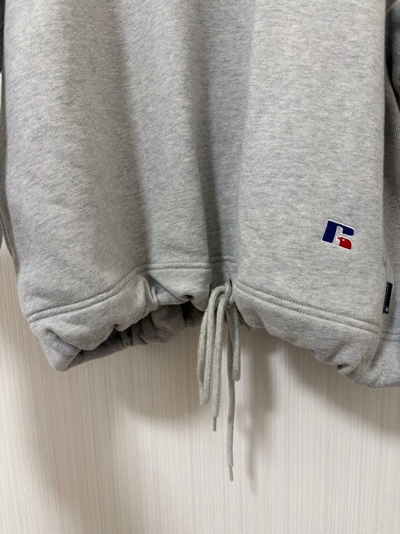 新品　Russell×Berberjin スウェットパーカー　グレー　Lサイズ