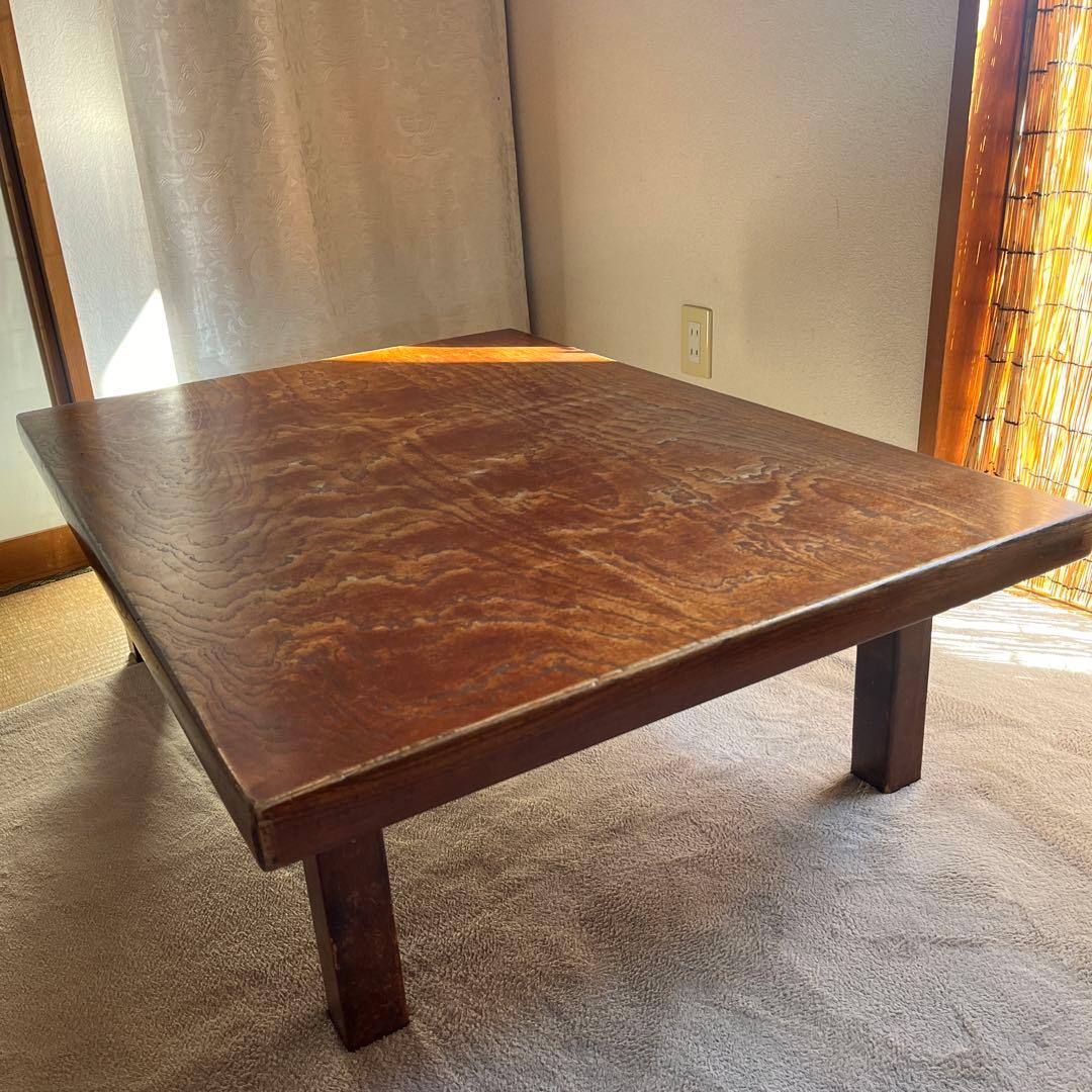 ちゃぶ台 昭和 レトロ アンティーク 長方形 座卓