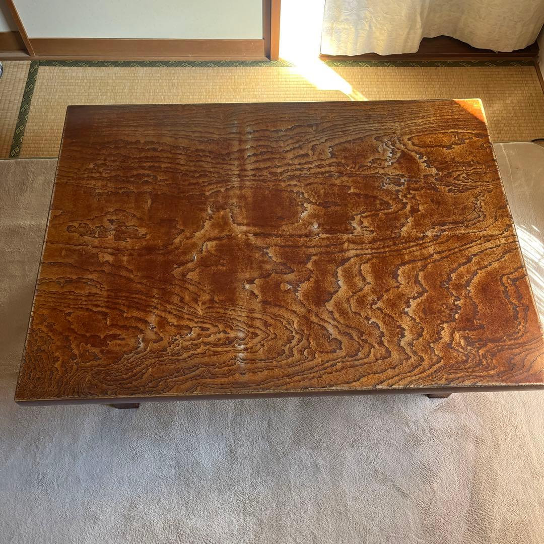 ちゃぶ台 昭和 レトロ アンティーク 長方形 座卓